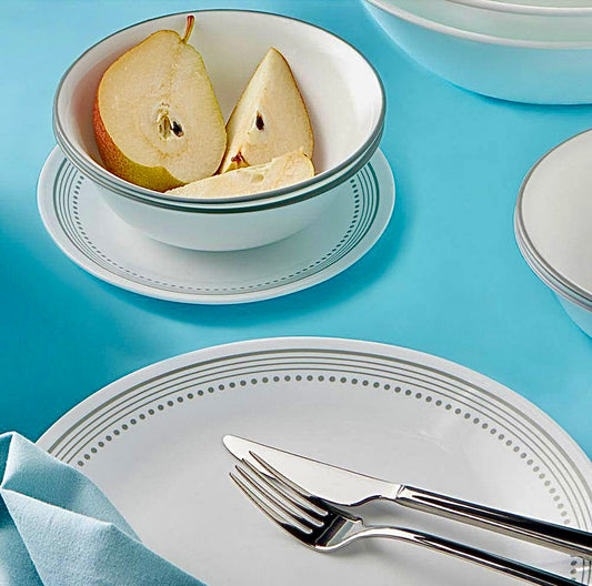 Corelle mystic gray dinnerware set