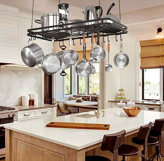 Ceiling pot rack