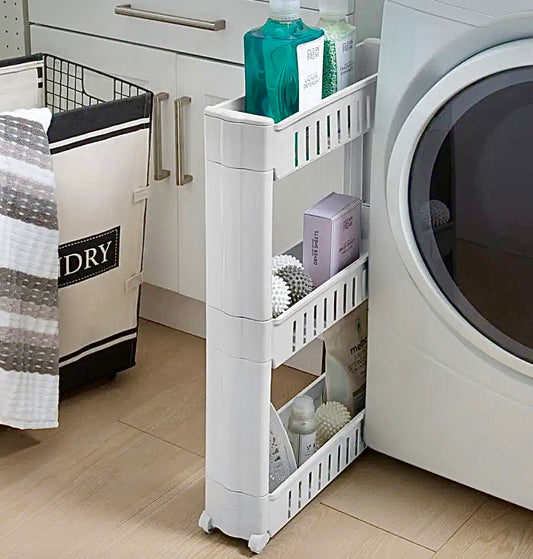 3-tier slim storage cart