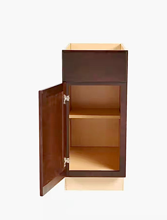 Hampton bay shaker 15" base cabinet in java