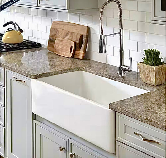 30” undermount farmhouse sink