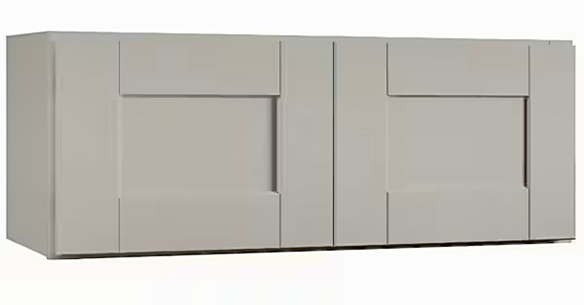 Hampton shaker 30" x 12" bridge dove gray