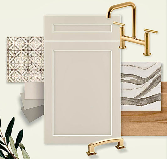 Designer series 21" base cabinet in cloud