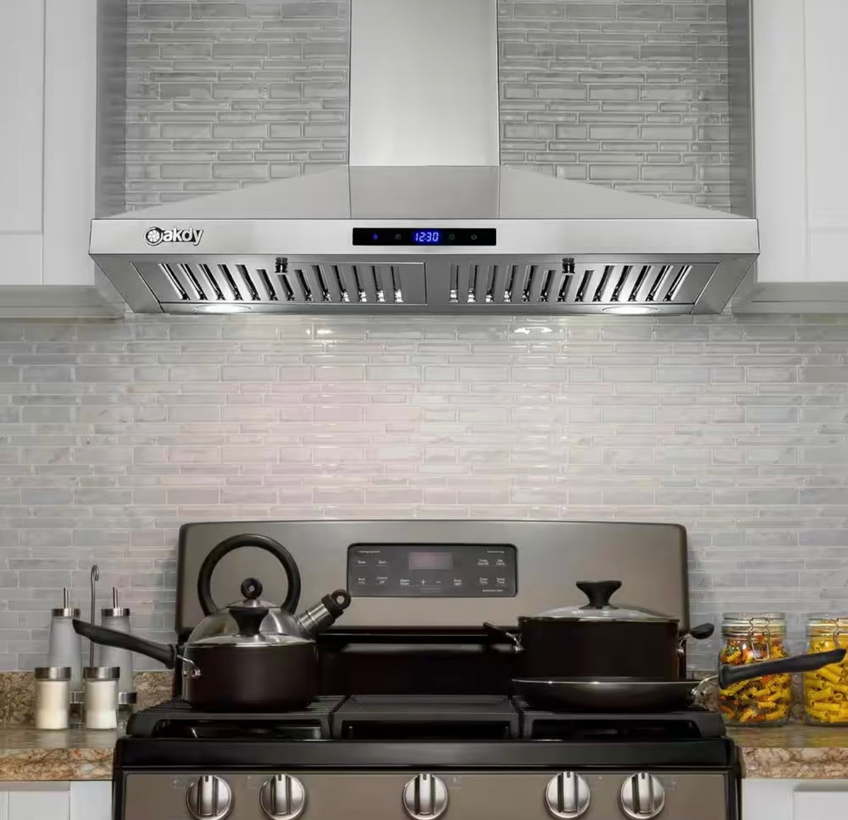 30" wall mount range hood
