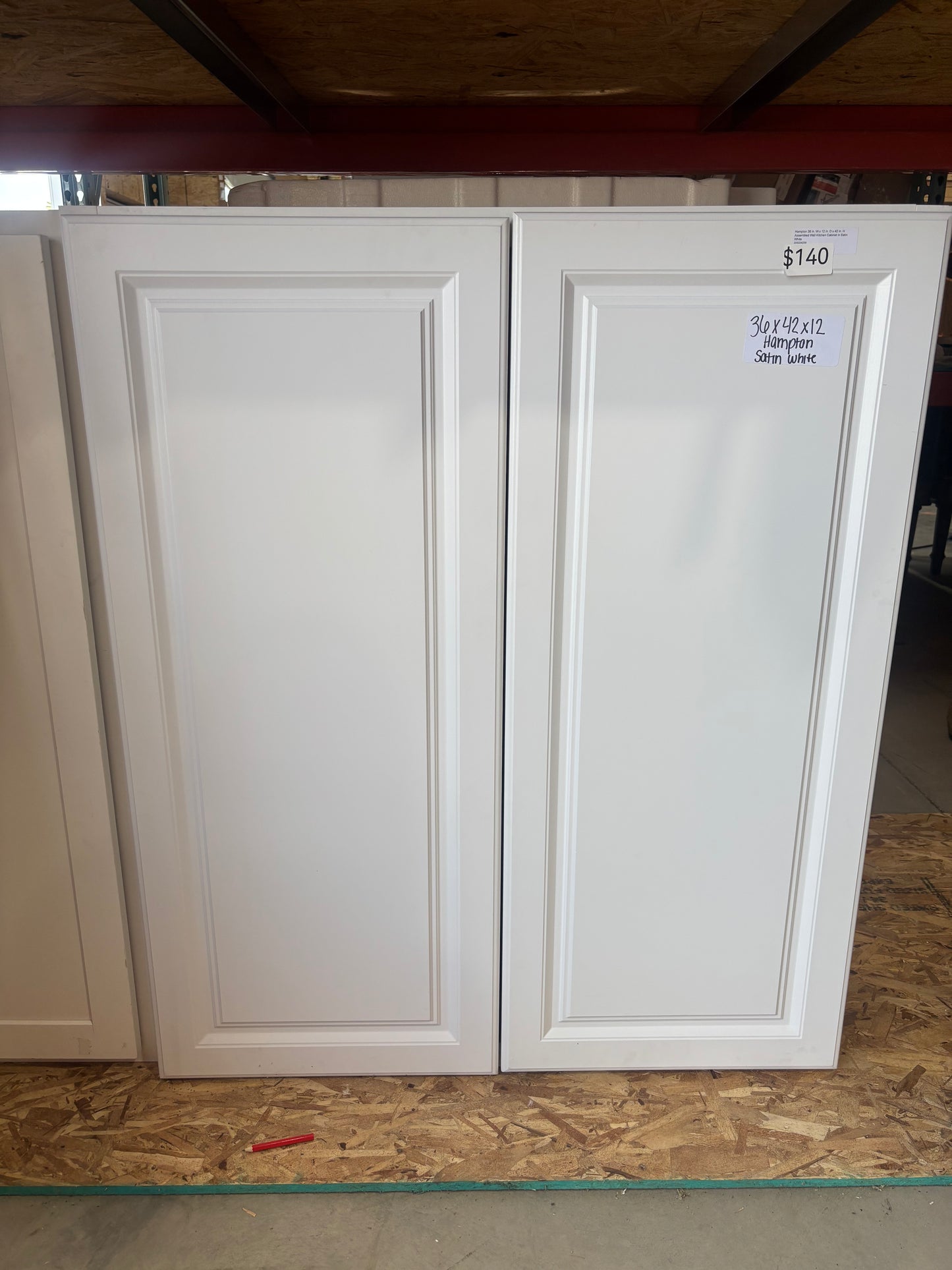 36x42 Hampton raised panel wall cabinet