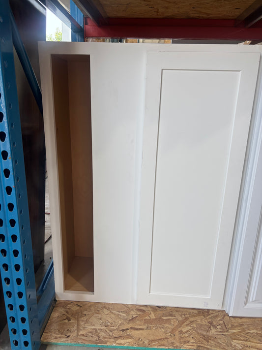 30x42 blind corner wall cabinet in white