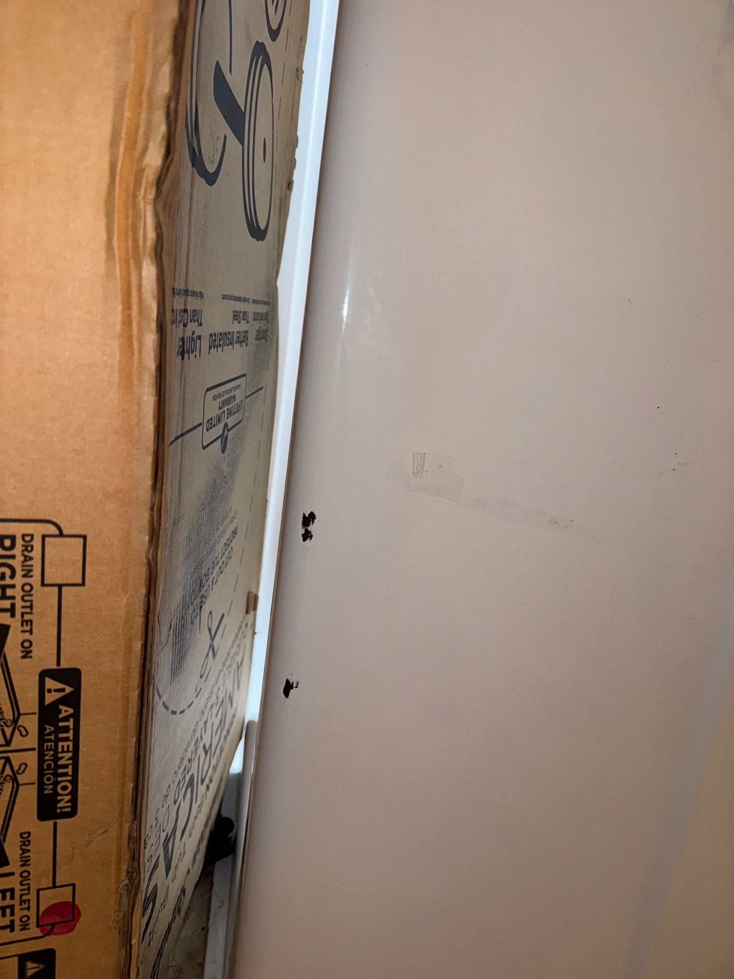 Princeton 60"x30" soaking bathtub left drain