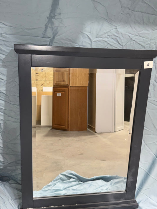 23.5"x32" navy gray vanity mirror