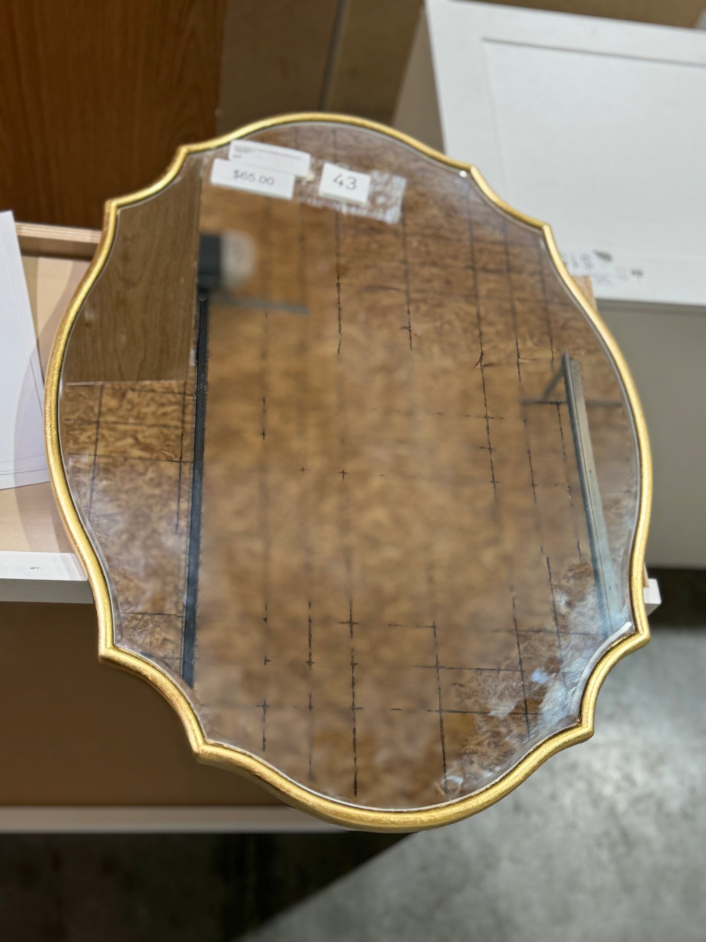 18"x24" oval accent wall mirror