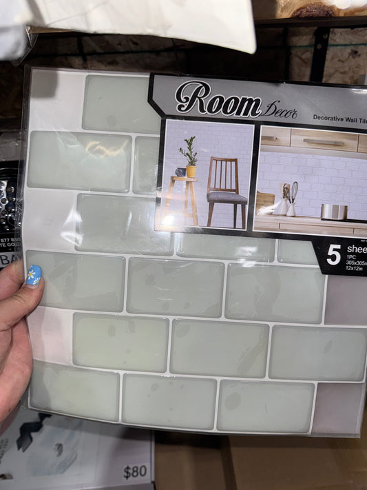 decorative wall tiles sea foam green