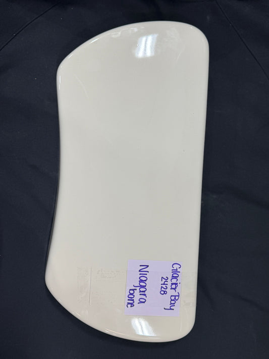 Niagara toilet tank lid in bone