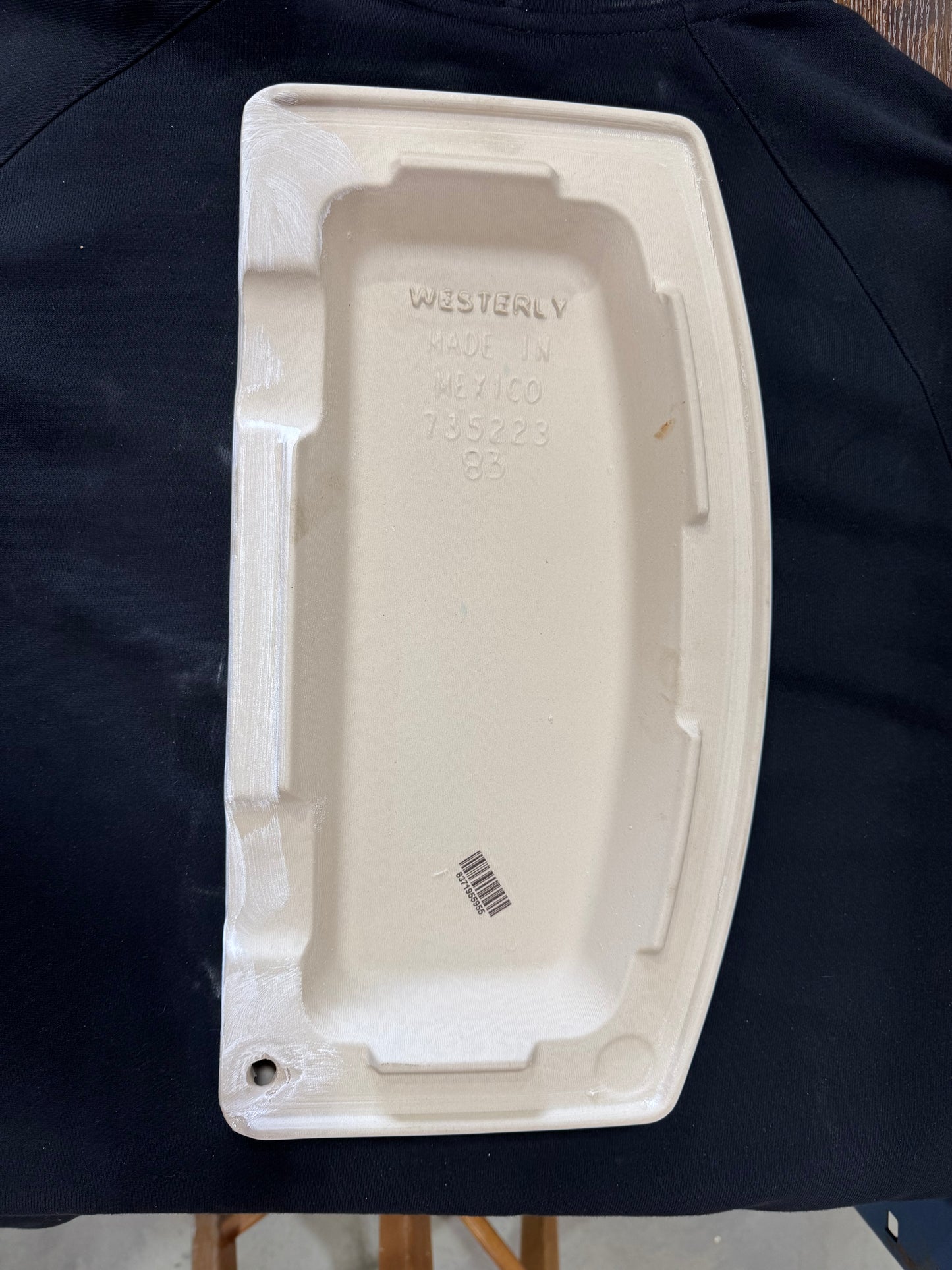 Westerly toilet tank lid