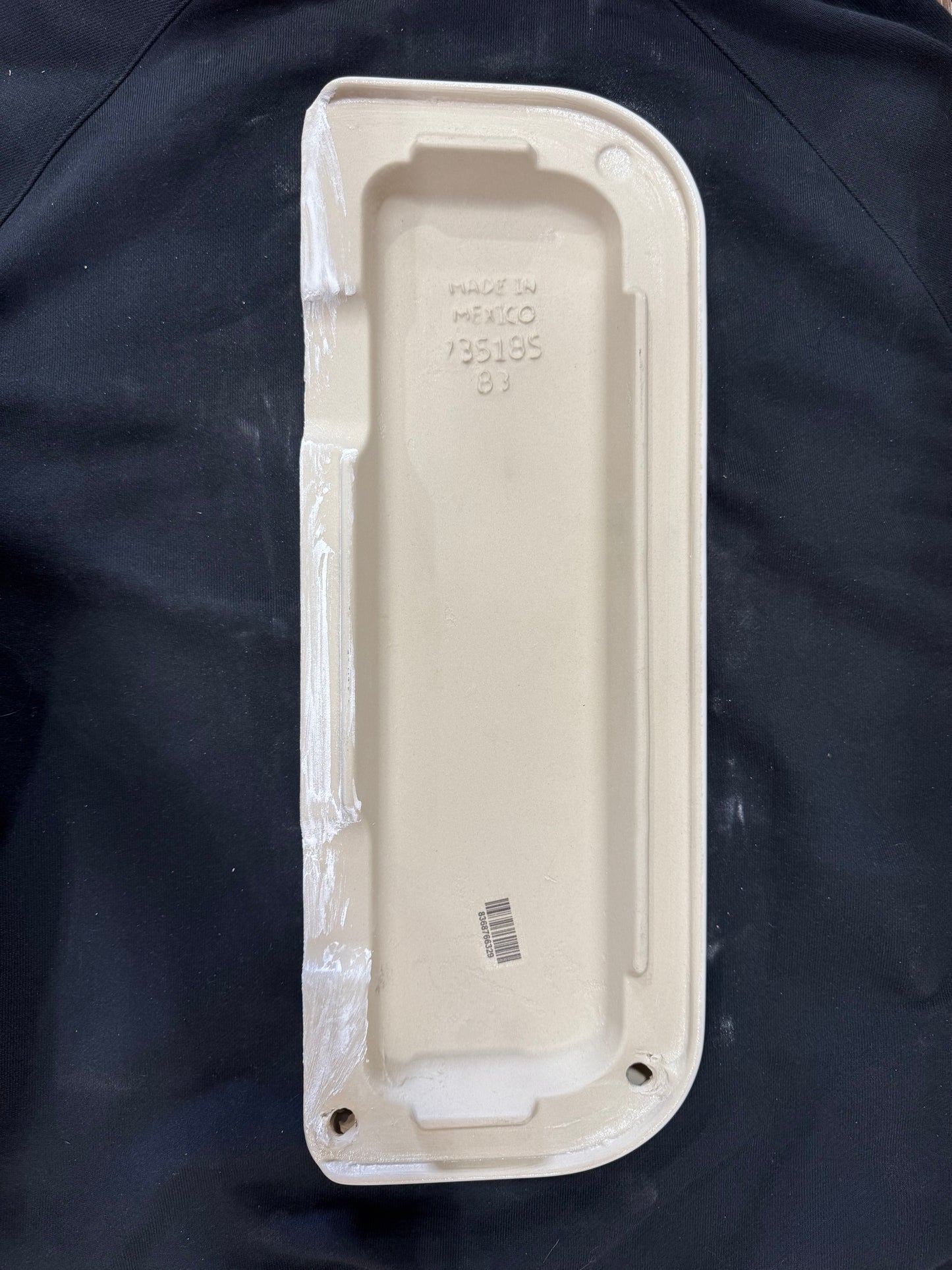 Cadet toilet tank lid