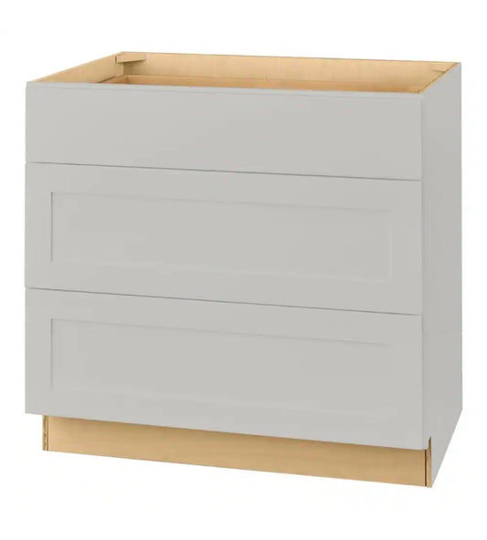 Avondale 36 in drawer base dove gray